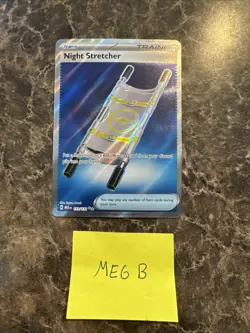Night Stretcher 173 2025 Pokemon Mega Evolution Ultra Rare Card NM - Image 2