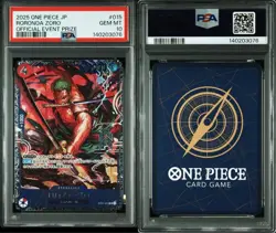 Roronoa Zoro SR ST21-015 PSA10 Flagship Battle Top 8 Souvenir Card - Image 3