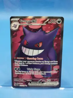 Pokemon TCG Gengar EX Temporal Forces Ultra Rare Card 193/162 Scarlet & Violet - Image 2