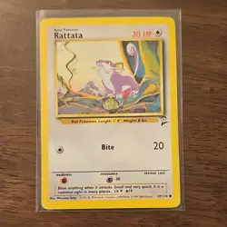 Pokemon TCG Lot Rattata Raticate Dark Raticate Aquapolis Team Rocket 6 Cards - Image 5