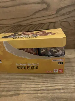 ONE PIECE CARD GAME: TIN PACK SET VOL 2 (TS-02 OP-13) (12 SEALED TINS) - ENGLISH - Image 1