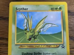 Pokemon Wotc Black Star Promo # 45 SCYTHER **not played** - Image 3