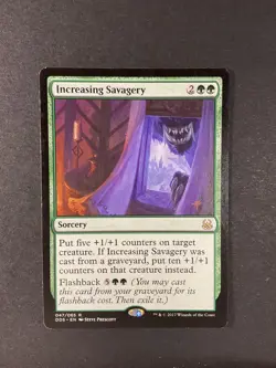 Increasing Savagery - Minds vs Might - Magic the Gathering - MTG - Image 1