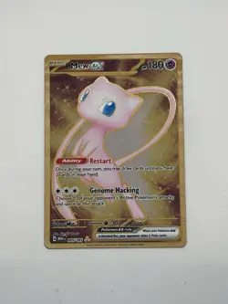 Pokemon TCG Scarlet & Violet 151 UPC Promo Metal Hyper Rare Mew EX 205/165- MINT - Image 1