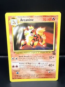 Pokemon Card - Arcanine WoTC Black Star Promo 6 Non Holo G - Image 2