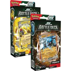Pokemon Ampharos & Lucario Ex Battle Deck (Set Of 2) - New - Image 1