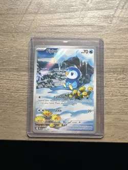 2025 Pokemon Mega Evolution Phantasmal Flames - PIPLUP illustration card 98/94 - Image 1