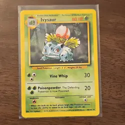 Pokemon TCG Lot Bulbasaur Ivysaur Marowak 6 Cards English Base Legendary - Image 4