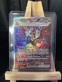 Pokemon TCG Charizard EX Special Illustration Rare Card 234/091 SV Paldean Fates - Image 1