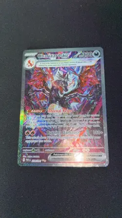 Pokemon TCG Charizard EX Special Illustration Rare Card 234/091 SV Paldean Fates - Image 2