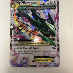 Pokemon TCG - M Rayquaza EX 76/108 - XY Roaring Skies 2015 - Extended Art LP+ - Image 1