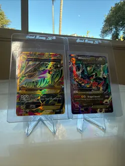 Pokemon TCG M Rayquaza EX 98/98 XY Ancient Origins Shiny Ultra Rare Full Art MP - Image 1