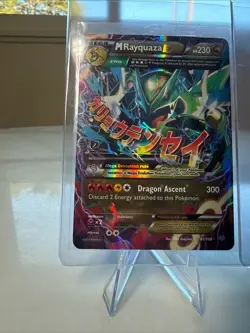 Pokemon TCG M Rayquaza EX 98/98 XY Ancient Origins Shiny Ultra Rare Full Art MP - Image 5