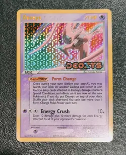 Pokemon EX Deoxys - Attack Forme Deoxys 17/107 Reverse Holo Stamped - Near Mint! - Image 1