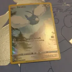Pokemon TCG Swablu GG27/GG70 Crown Zenith Galarian Gallery Ultra Rare Holo Engl… - Image 1