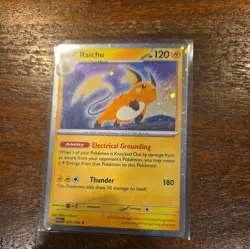 Raichu 026/165 Cosmos Holo Sam's Club Promo - 🌀 SWIRL Pokemon TCG: 151 - NM - Image 1