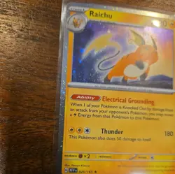 Raichu 026/165 Cosmos Holo Sam's Club Promo - 🌀 SWIRL Pokemon TCG: 151 - NM - Image 3