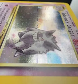Pokemon TCG Sabrina’s Gengar Holo Rare With Swirl 14/132 Gym Heroes - Image 2