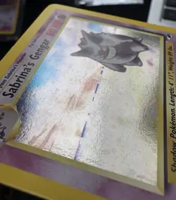 Pokemon TCG Sabrina’s Gengar Holo Rare With Swirl 14/132 Gym Heroes - Image 3