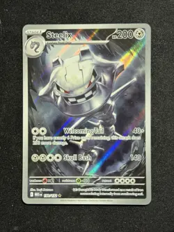 Pokemon TCG Mega Evolution Steelix 150/132 Illustration Rare - Image 1