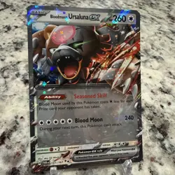 Pokemon TCG Bloodmoon Ursaluna ex 141/167 Twilight Masquerade Holo 🔥 - Image 3