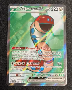 Orthworm EX 162/142 Ultra Rare Stellar Crown Pokemon TCG - Image 1