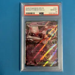 Pokemon - Team Rocket's Mewtwo ex - 081/182 - DESTINED RIVALS - Holo - PSA 10 - Image 1