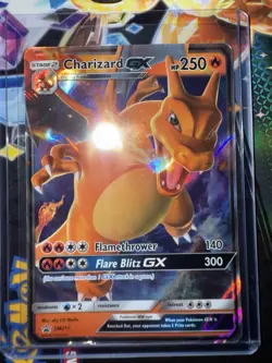 Pokemon TCG Hidden Fates Promo Charizard GX SM211 Card *MINT* - Image 1