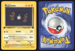 Pokemon TCG | Magnemite 60/82 | Common | Team Rocket | 1st Edition LP - Image 1
