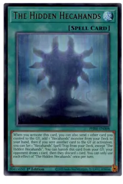 Yu-Gi-Oh! The Hidden Hecahands PHRE-EN008 Ultra Rare - Image 1