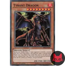Yugioh Tyrant Dragon SS02-ENA07 Common 1st Edition NM - Image 1