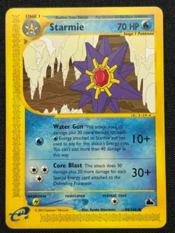 💧 2003 Pokemon Skyridge #44 Starmie Non Holo Uncommon E-Reader Card 💧 - Image 3