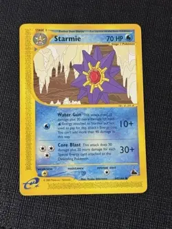 Starmie Skyridge e-Series Near Mint 44/144 Regular Non-Holo Pokemon Uncommon - Image 1