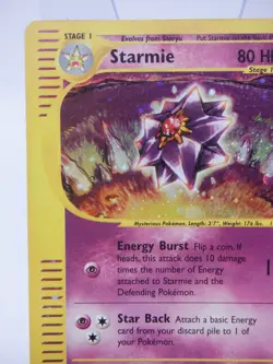 Pokemon TCG: Starmie - H28/H32 - Pokemon Skyridge Holo Rare Card - Image 2