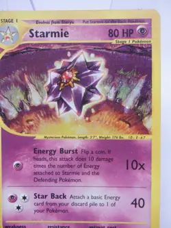 Pokemon TCG: Starmie - H28/H32 - Pokemon Skyridge Holo Rare Card - Image 3