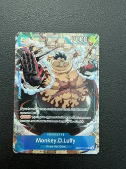 One Piece TCG Monkey.D.Luffy - OP11-058 (TR) Carrying On His Will Treasure Rare - Image 1