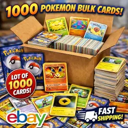 Pokemon Tcg Bulk Cards X 1000 Joblot Mixset Common - Image 1