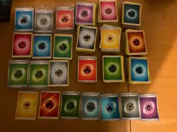 Pokemon TCG Huge Bulk Energy Bundle Some Packed Still, Over 1000 Cards - Image 1