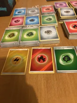 Pokemon TCG Huge Bulk Energy Bundle Some Packed Still, Over 1000 Cards - Image 4