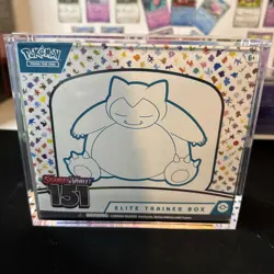 Pokemon TCG Scarlet & Violet 3.5 151 Elite Trainer Box MINT w/ Acrylic Case 820650853159 - Image 1
