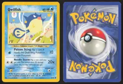 Pokemon TCG | Qwilfish 49/64 | Common | Neo Revelation | Moderately Played - Image 1