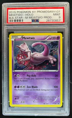 2013-17 Pokemon XY Promos Mewtwo Holo #XY101 PSA 9 - Image 1