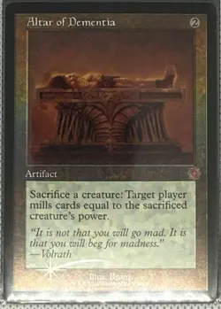 Altar of Dementia ~The Brothers' War: Retro Frame Artifacts~ Foil Unplayed MINT - Image 1