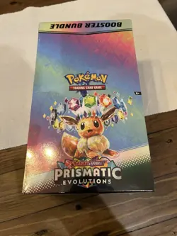 Pokemon TCG Prismatic Evolutions Booster Bundle Display Case - New & Sealed! ✅ - Image 1