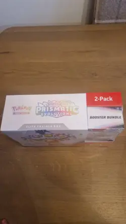 Pokemon TCG Prismatic Evolutions Costco 2 Pack - ETB + Booster Bundle SEALED NEW - Image 5