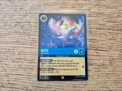 LEGENDARY CARD ALICE GROWING GIRL DISNEY LORCANA RISE OF THE FLOODBORN 137/204 - Image 2