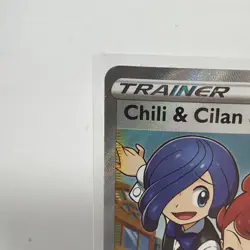 Chili & Cilan & Cress Full Art 258/264 Swsh08 Fusion Strike Holo Pokemon NM Card - Image 3