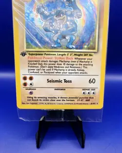 Machamp 8/102 1st Edition Base Set UK 4th Print Holo Pokemon Card WOTC Sealed - Image 4
