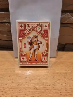 Stockholm 17 Notorious Gambling Frog Orange Playing Cards - Image 1
