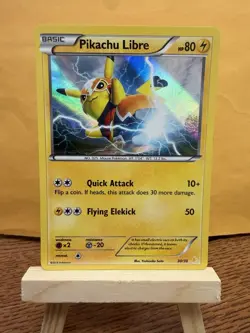 Pokemon TCG Pikachu Libre Suicine Trainer Kit Holo Card 30/30 - Image 1